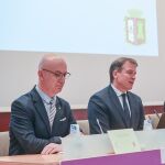 Borja Suárez y José Miguel García en la jornada celebrada en Burgos 