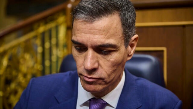 El presidente del Gobierno, Pedro Sánchez, en el Congreso de los Diputados