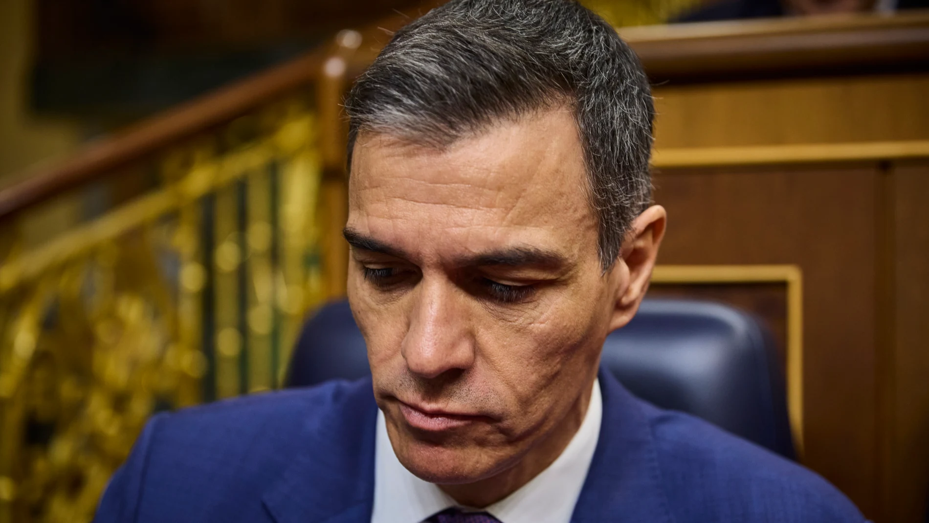 El presidente del Gobierno, Pedro Sánchez, en el Congreso de los Diputados