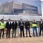 El consejero de Medio Ambiente, Vivienda y Ordenación del Territorio, Juan Carlos Suárez-Quiñones, visita las obras del nuevo edificio institucional en el Parque Tecnológico de León.