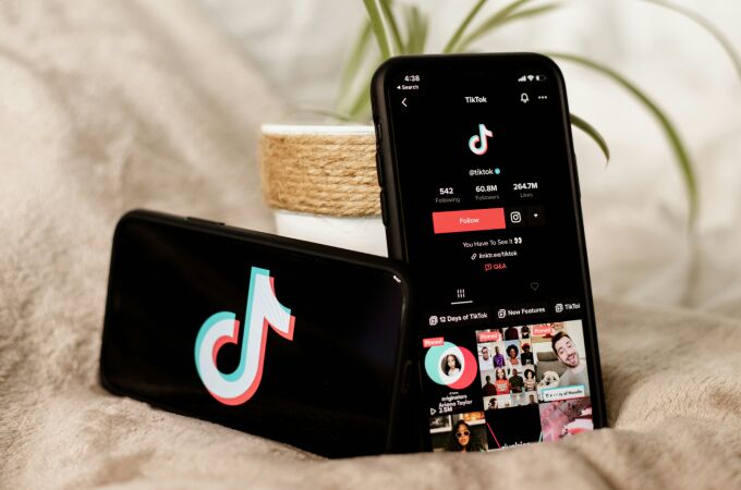 La app móvil de TikTok, una de las redes sociales más populares de la actualidad