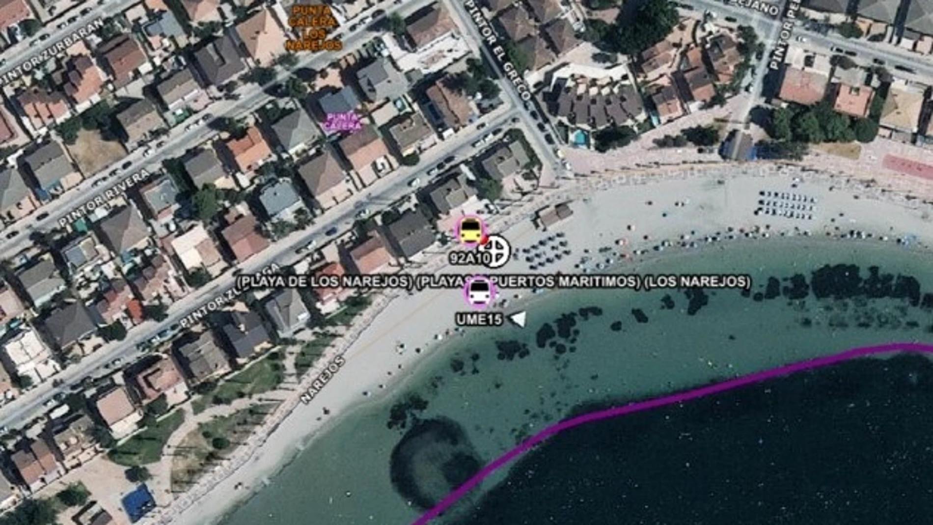 Playa donde ha fallecido la bañista
