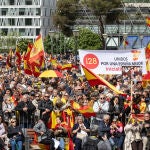 Manifestación contra Pedro Sánchez en la plaza de Colón @ Gonzalo Pérez 