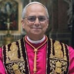 Retrato papal de León XIV