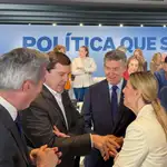 Mañueco conversa con Feijóo, Moreno, Rueda y Guardiola antes del Comité Ejecutivo Nacional del PP