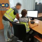 Investigadores de la Policía Nacional