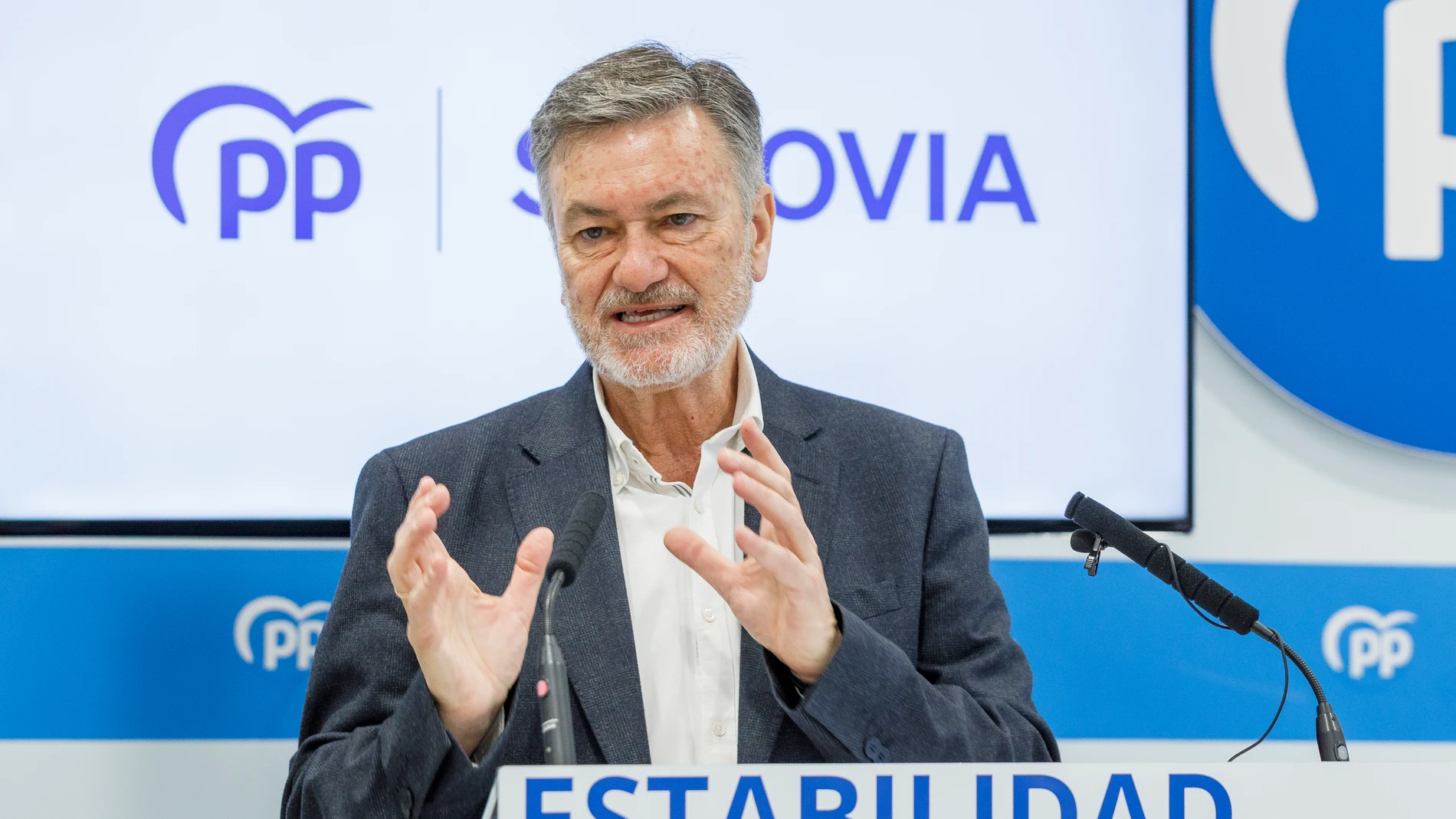 El secretario general del PP de Castilla y León, Francisco Vázquez