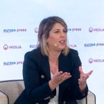 La alcaldesa de Cartagena, Noelia Arroyo, protagoniza un encuentro informativo de Europa Press 