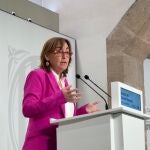 La consellera de Territorio, Vivienda y Transición Ecológica y portavoz de la Generalitat, Sílvia Paneque, en una rueda de prensa tras el Consell Executiu de este martes