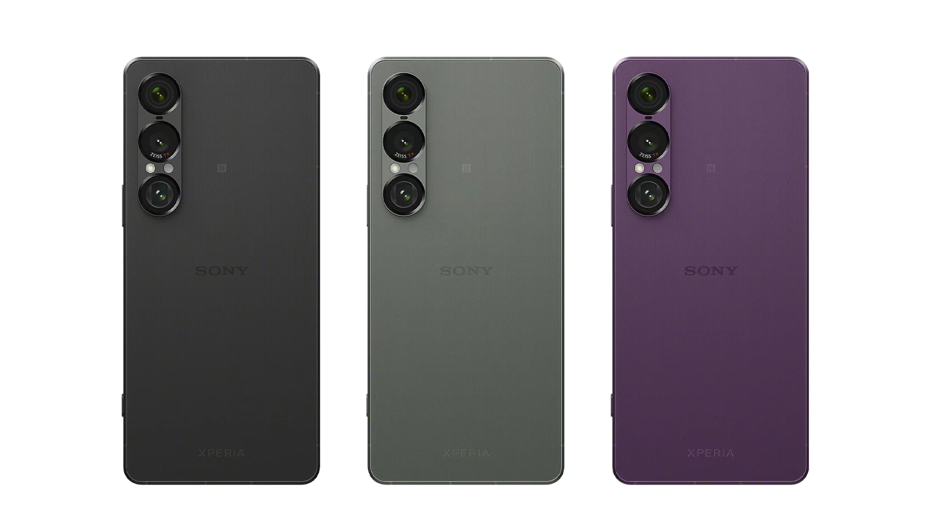 El Sony Xperia 1 VII en sus tres tonalidades disponibles