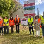 Visita a las obras en la carretera SC-SG-10 en el entorno del Acueducto de Segovia