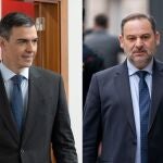 Pedro Sánchez y José Luis Ábalos