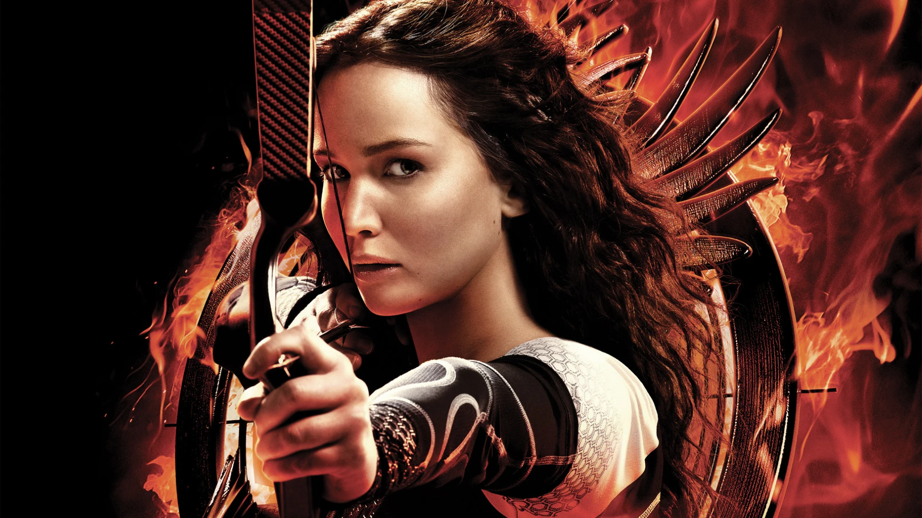 Jennifer Lawrence actuó como Katniss Everdeen en 'Los juegos del hambre'