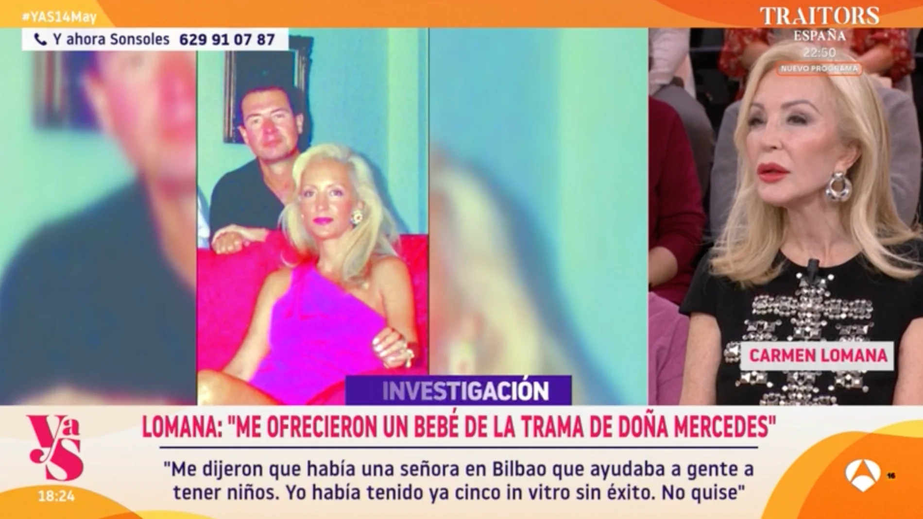 Captura de Carmen Lomana en 'Y ahora Sonsoles'