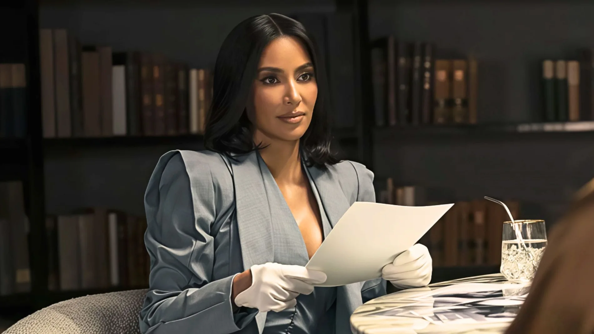 Captura de Kim Kardashian en 'All's Fair'