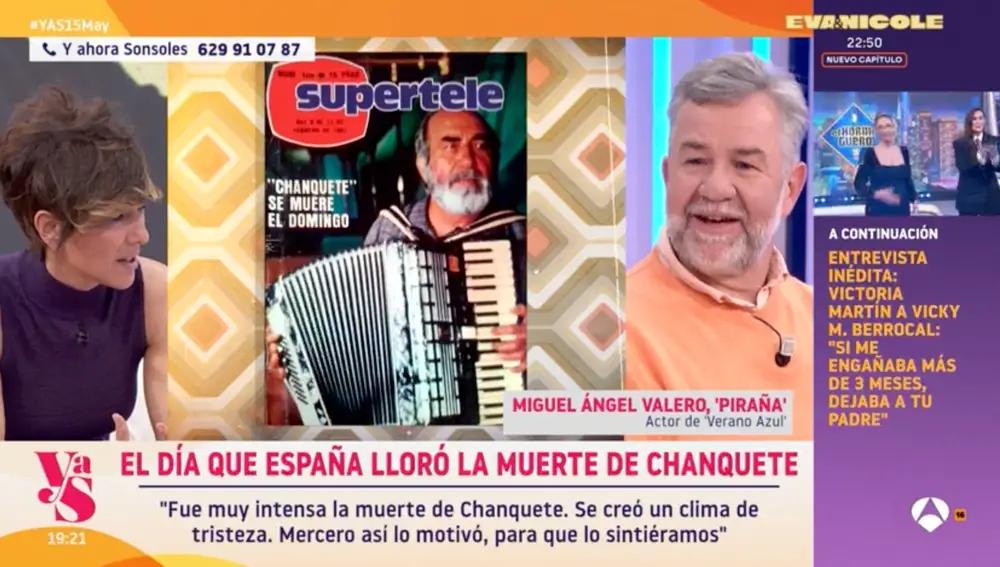 Captura de Miguel Ángel Valero en 'Y ahora Sonsoles'