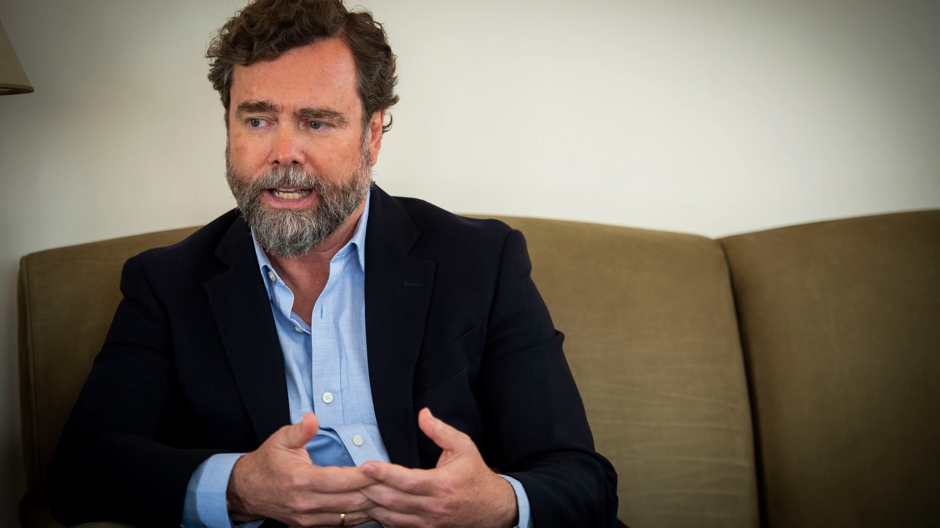 El exportavoz de VOX en el Congreso de los Diputados Iván Espinosa de los Monteros durante una entrevista con Europa Press, en la Fundación Rafael del Pino, a 14 de mayo de 2025, en Madrid (España). Iván Espinosa de los Monteros desempeñó las funciones de secretario general y vicesecretario de Relaciones Internacionales de VOX. Además, fue diputado durante la XIV legislatura, dónde ejercía de portavoz del grupo parlamentario en el Congreso de los Diputados. 14 MAYO 2025;PORTAVOZ;VOX;CONGRES...