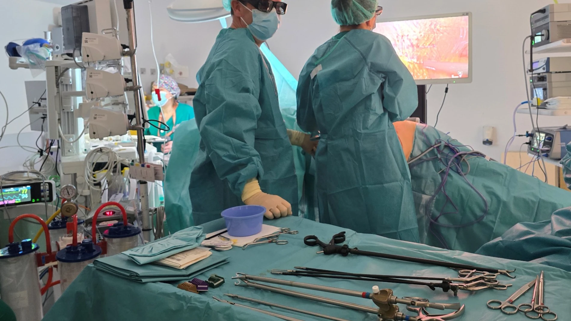 Un quirófano del 12 de Octubre