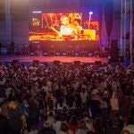 Imagen de la fiesta en Benidorm para ver la final de Eurovisión del año pasado
