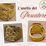 El Vaticano difunde las imágenes del Anillo del Pescador de León XIV