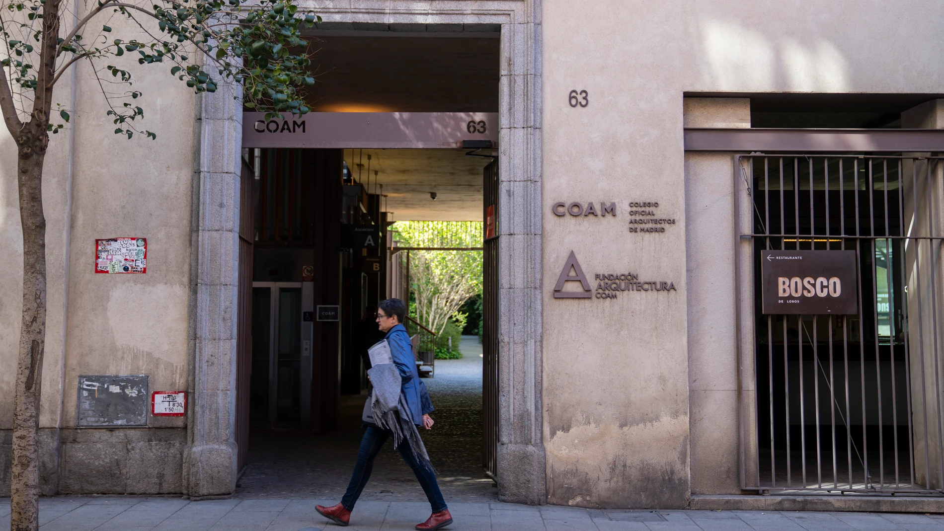 COAM, Colegio Oficial de Arquitectos de Madrid