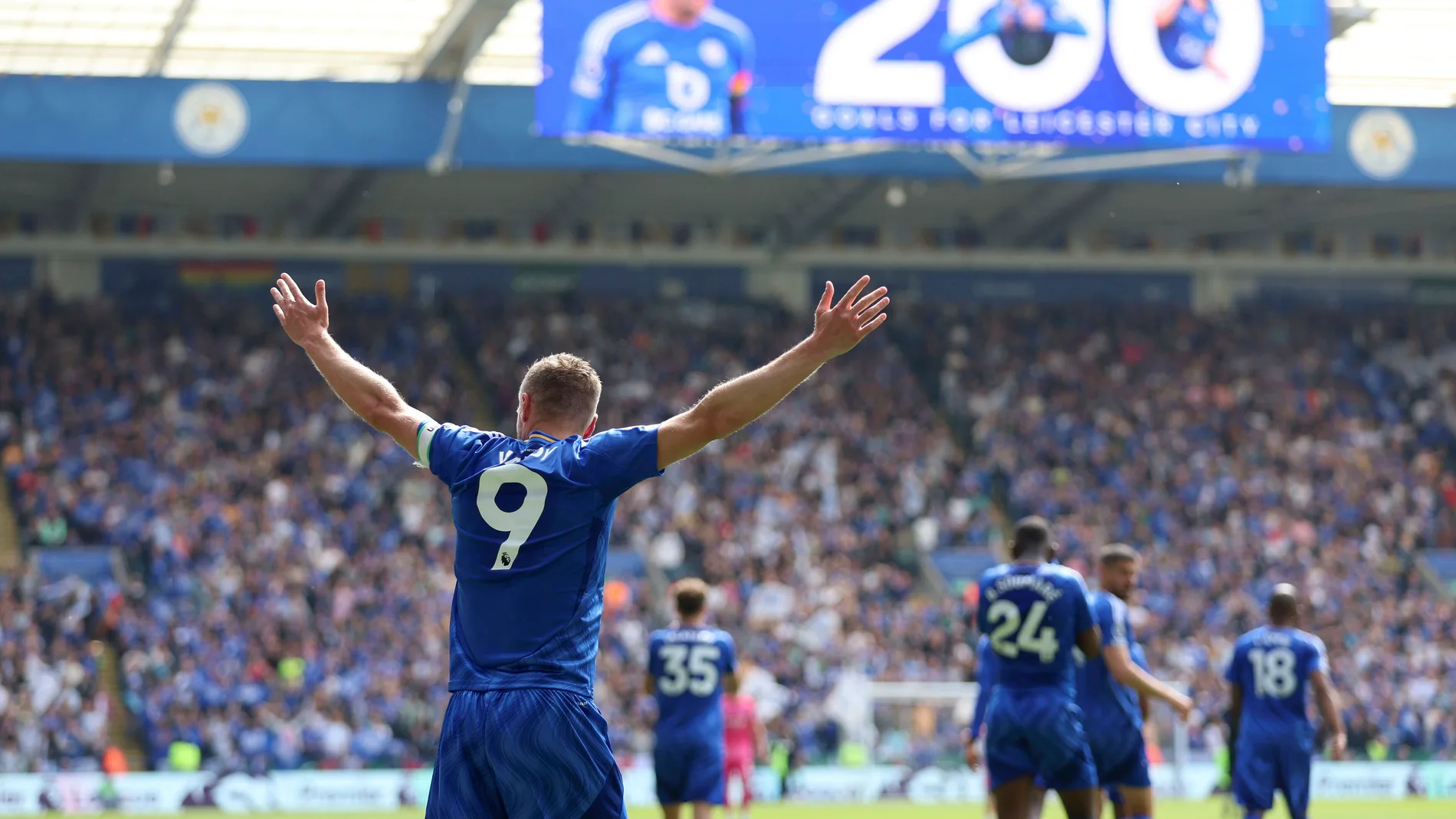 Jamie Partido Jamie Vardy se despide del Leicester como una leyenda: 500 partidos y ...