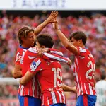 Encuentro de liga entre el Atlético de Madrid y El Real Betis.