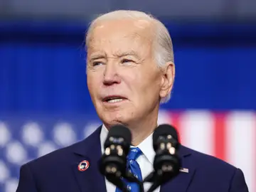 El expresidente estadounidense Joe Biden es diagnosticado con cáncer de próstata EA1081. WASHINGTON (UNITED STATES), 18/05/2025.- Fotografía de archivo del 16 de diciembre de 2024 del expresidente de Estados Unidos Joe Biden durante un evento en el Departamento de Trabajo en Washington (Estados Unidos). El expresidente estadounidense Joe Biden es diagnosticado con cáncer de próstata. EFE/ Samuel Corum / POOL