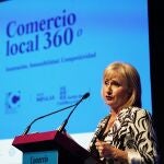 La consejera de Industria, Comercio y Empleo, Leticia García, inaugura el I Congreso de Comercio de Castilla y León.