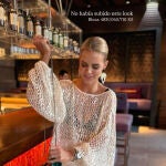 Amelia Bono con look de Zara.