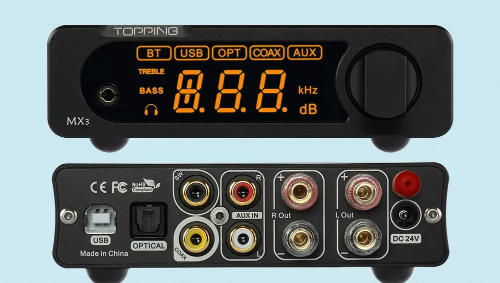Topping MX3, un amplificador digital compacto pero muy poderoso