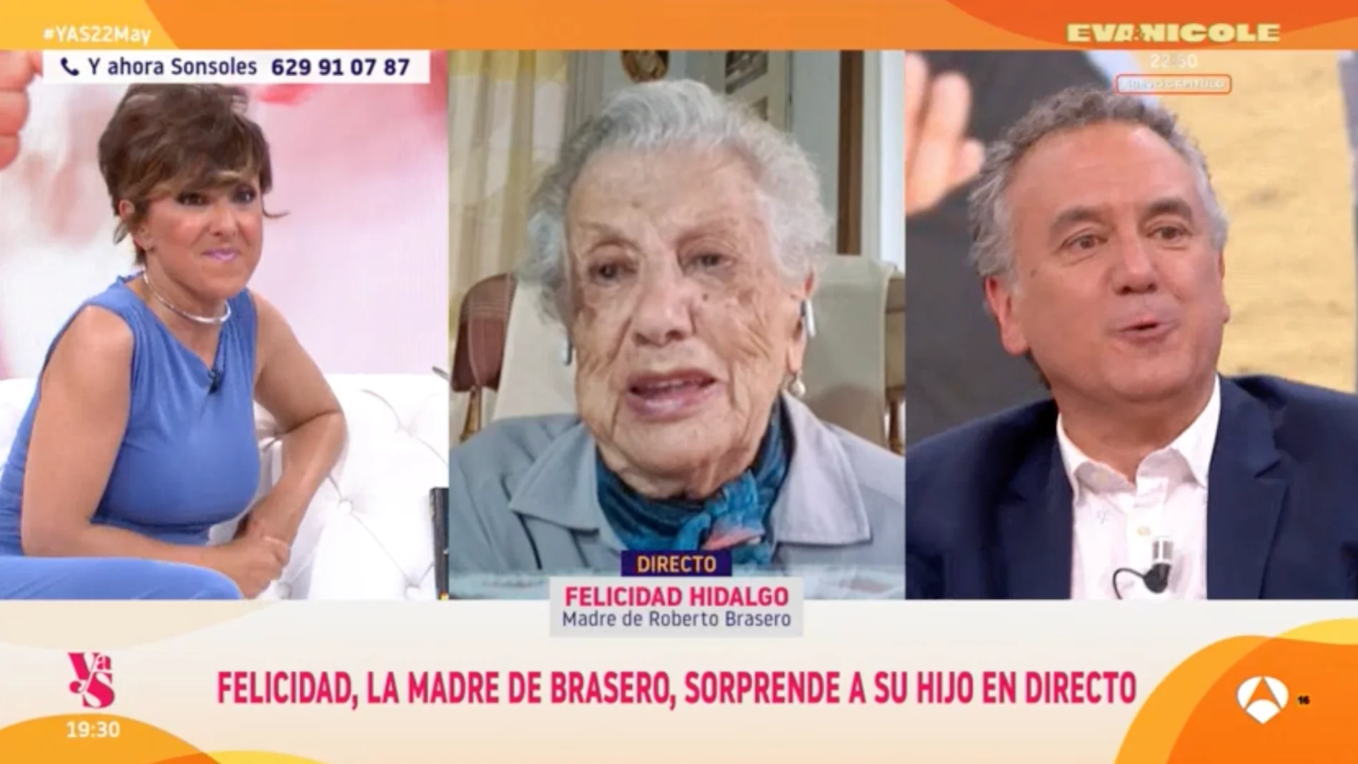 Captura de Roberto Brasero en 'Y ahora Sonsoles'