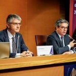 Daniel Martínez, vicepresidente ejecutivo de Ifema Madrid y Jordi Esteve, socio responsable del Área Económica de PwC 