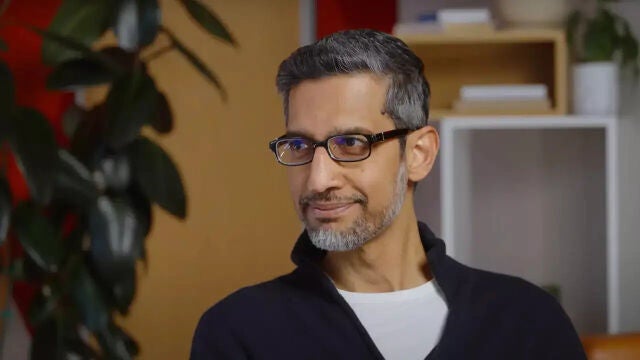 Sundar Pichai, CEO de Google