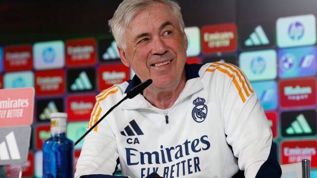 Ancelotti dirige su último entrenamiento como técnico del Real Madrid