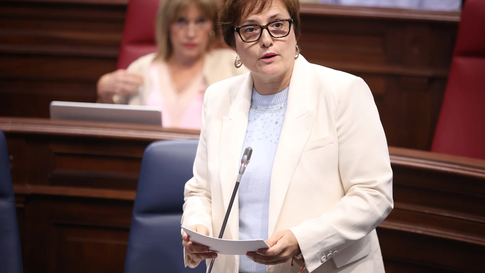 Delgado en el Parlamento regional