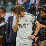 Real Madrid - Real Sociedad. Despedida de Luka Modric y Carlo Ancelotti. La Liga. Ultima alineación del entre