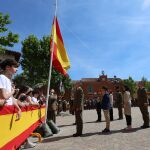 Homenaje a la Bandera en la localidad vallisoletana de Cigales