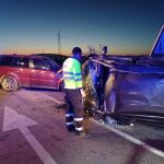 MURCIA.-Sucesos.- Una mujer fallece y varias personas resultan heridas en Cartagena en un choque frontal entre dos turismos