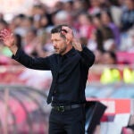 El Cholo Simeone, en el último partido de Liga