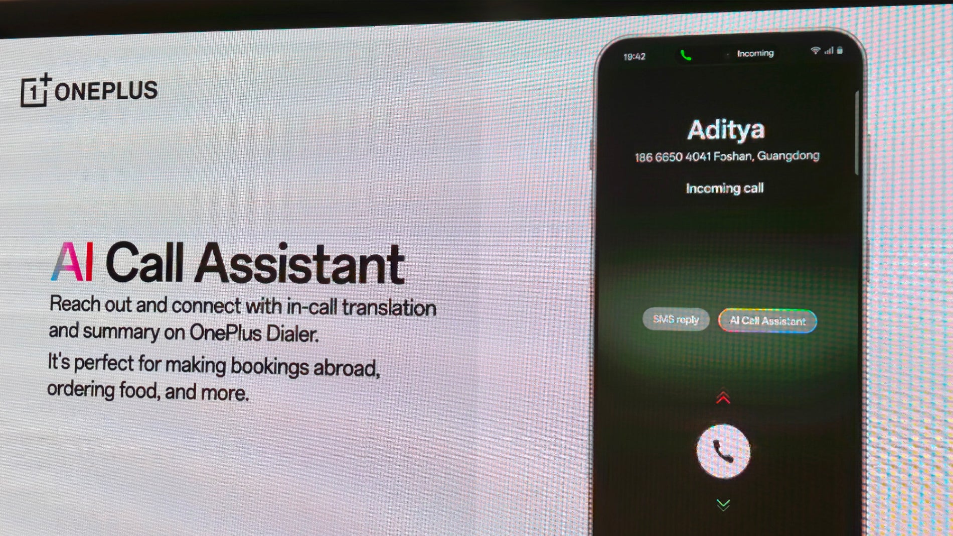 Con el nuevo asistente de llamadas con IA de OnePlus podrás mantener conversaiones en otro idioma en tiempo real