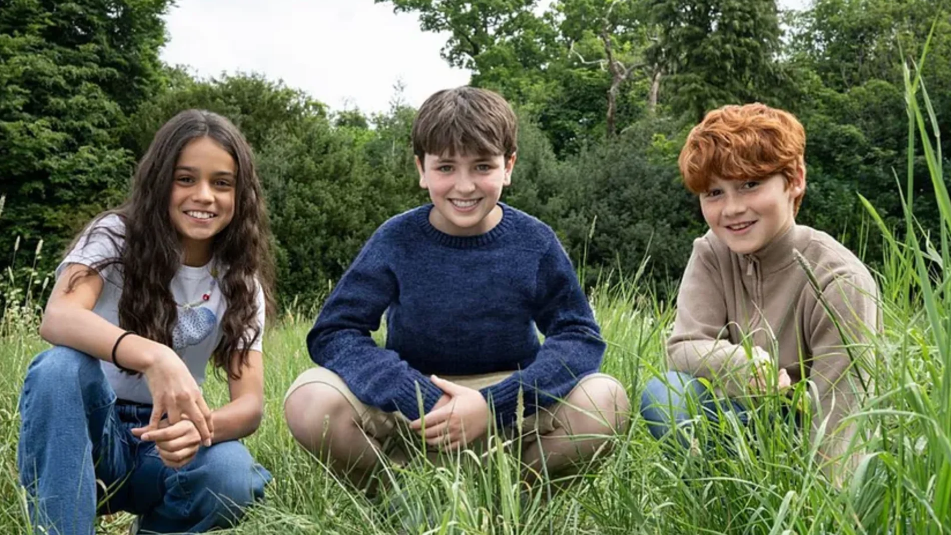 Arabella Stanton, Dominic McLaughlin y Alastair Stout, protagonistas de la serie de Harry Potter