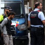Imagen de una detención en Barcelona