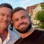 Luke Evans junto a su pareja, Fran Tomás