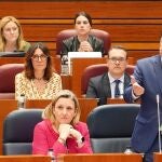 Mañueco interviene en el pleno de las Cortes de esta tarde