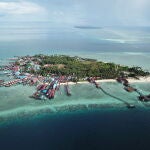 Islas Derawan, uno de los principales asentamientos Bajau