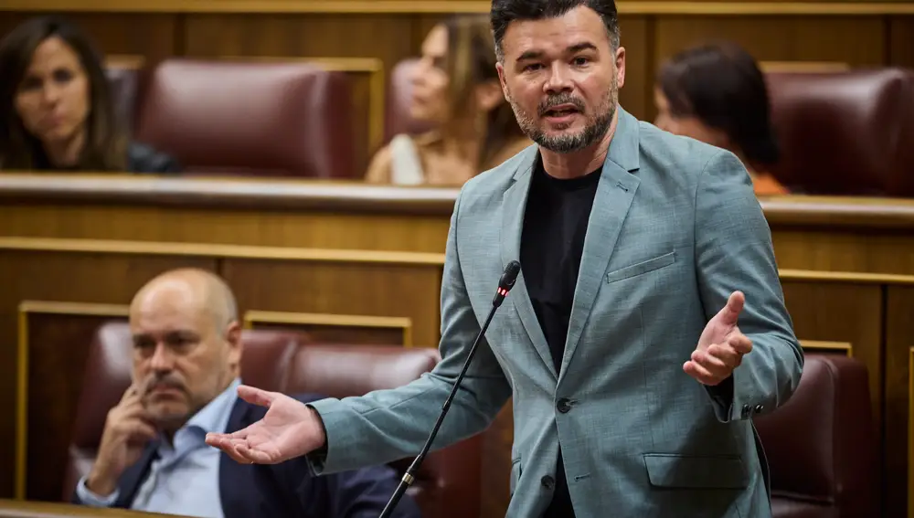 Sesión de control al Gobierno en el Congreso de los Diputados. Gabriel Rufian © Alberto R. Roldán / Diario La