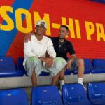 Lamine Yamal, junto a su padre