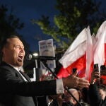 Candidate presidential elections Karol Nawrocki campaigns in Lapy
