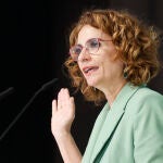 La vicepresidenta primera del Gobierno y secretaria general del PSOE andaluz, María Jesús Montero